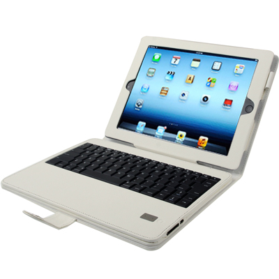 Ipad Sales Online on New Ipad Case With Detachable Bluetooth Keyboard White Sale Price