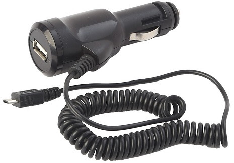 3.1 Amp Ultra Fast Micro USB Car Charger Black