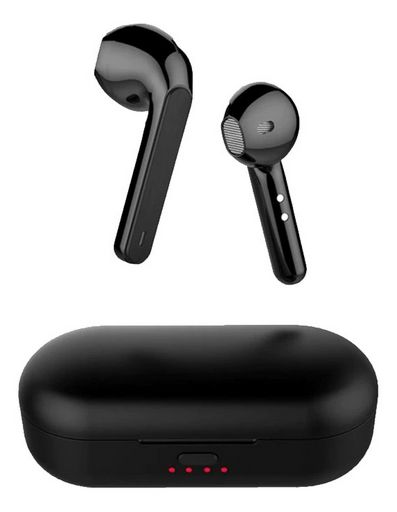 Bluetooth 5.0 Earbuds And Charging Case With Touch Control Black