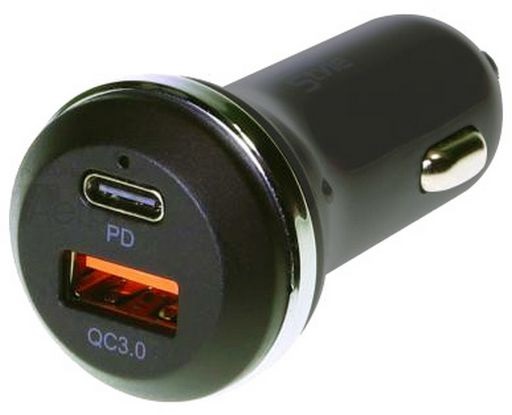 36W Quck Charge 3.0 USB-A / USB-C PD 2.0 Car Charger 