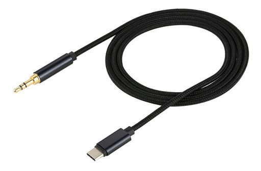USB Type-C To 3.5mm Audio Plug Cable 1 Metre