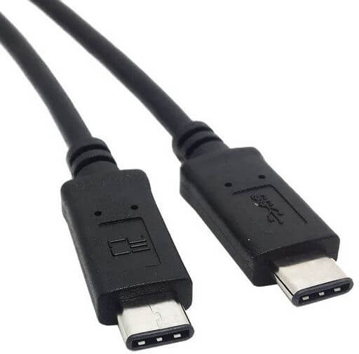 USB 3.1 Type-C To USB Type-C Data Cable 1 Metre Black