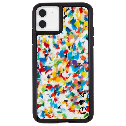 Case-Mate Eco Reworked Case For iPhone 11 and iPhone XR Rainbow Confetti