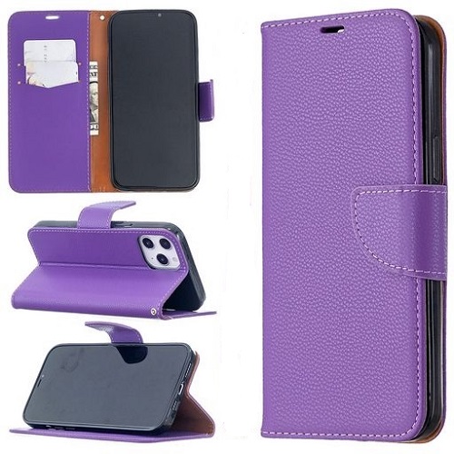 Wallet Case For iPhone 12 Pro Max Purple