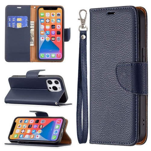 Wallet Case For iPhone 13 Mini Blue