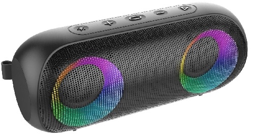 mbeat BUMP B2 IPX6 Bluetooth Speaker With Pulsing RGB Lights