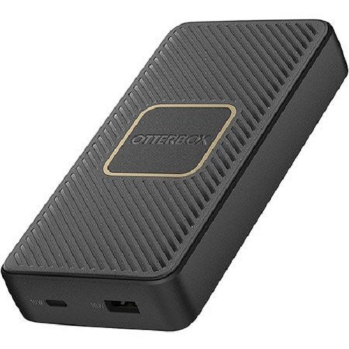OtterBox 15K mAh Power Bank  Plus Wireless Charger USB-A And USB C PD 18W And 10W Twilight Black
