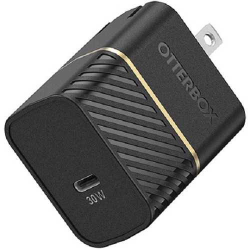 OtterBox 30W USB-C Fast Charge Wall Charger Black Shimmer