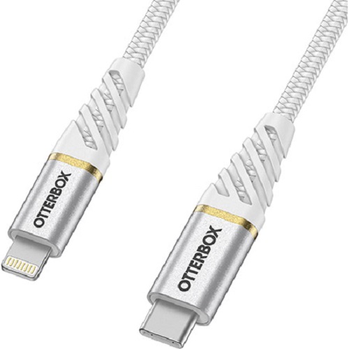 OtterBox USB-C To Lightning 2 Metre Fast Charge MFi / USB PD Cable Cloud Sky White  (USB C To Lightning)