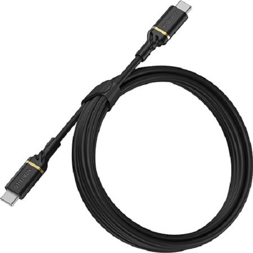 OtterBox USB-C To USB-C 2 Metre Fast Charge USB 2.0 / USB PD Cable Black Shimmer (USB C To USB C) 