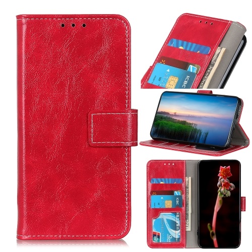 Samsung Galaxy A52 5G And 4G PU Leather Case Red